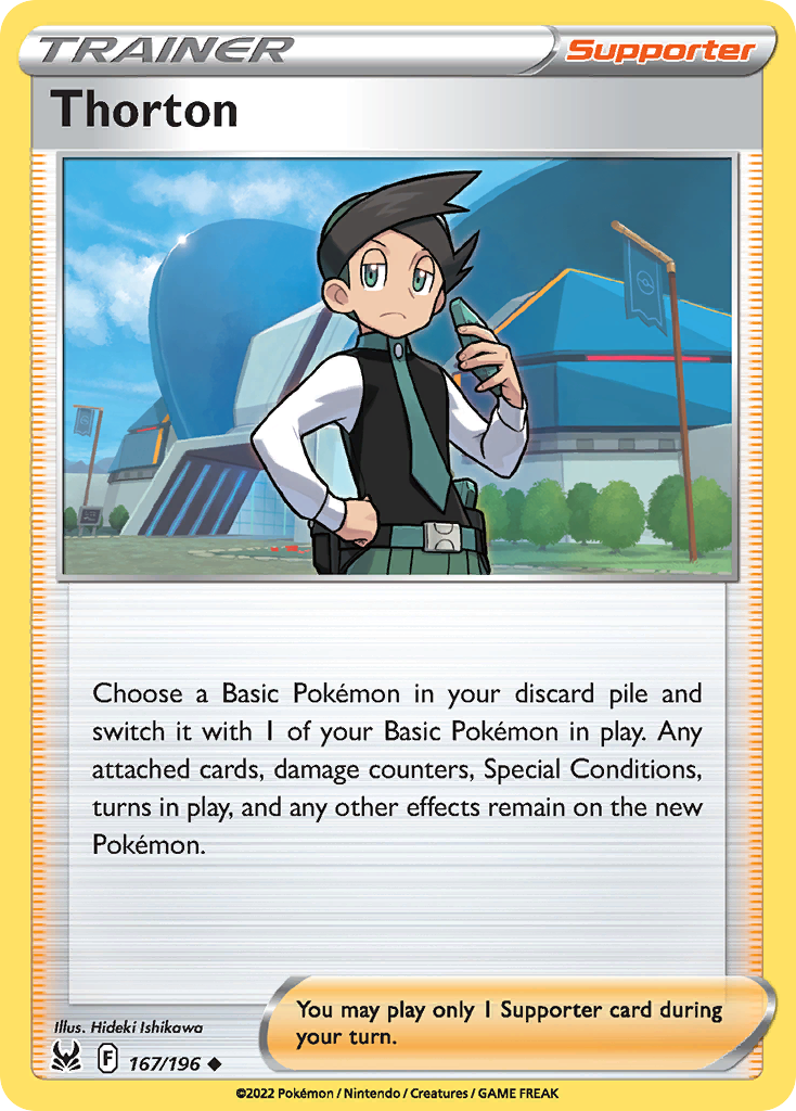 Thorton Pokémon card