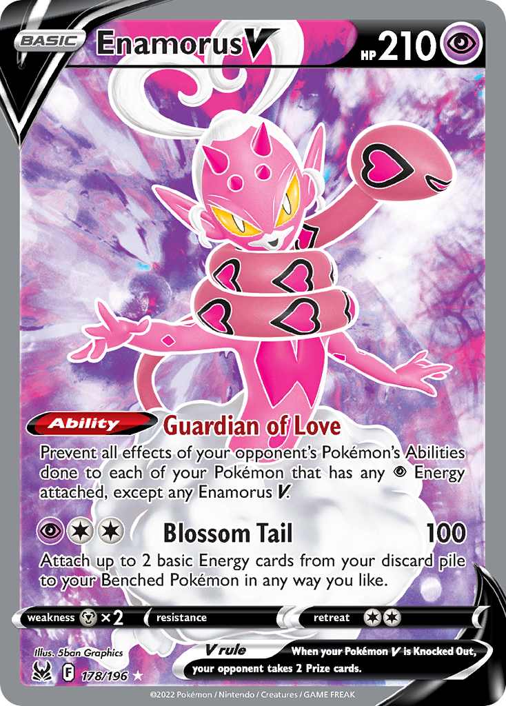 Enamorus V Pokémon card