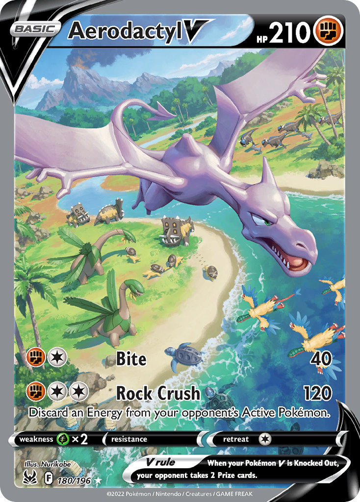 Aerodactyl V Pokémon card