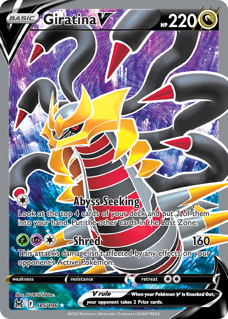 Giratina V Pokémon card
