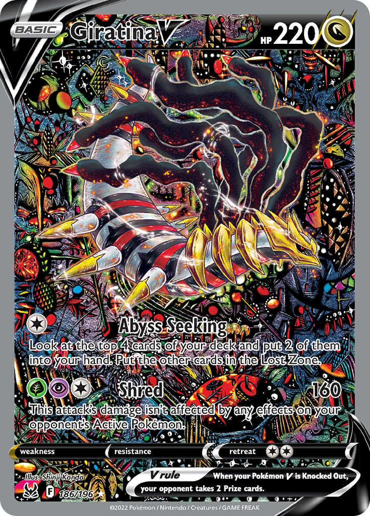 Giratina V Pokémon card