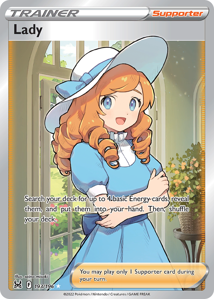 Lady Pokémon card