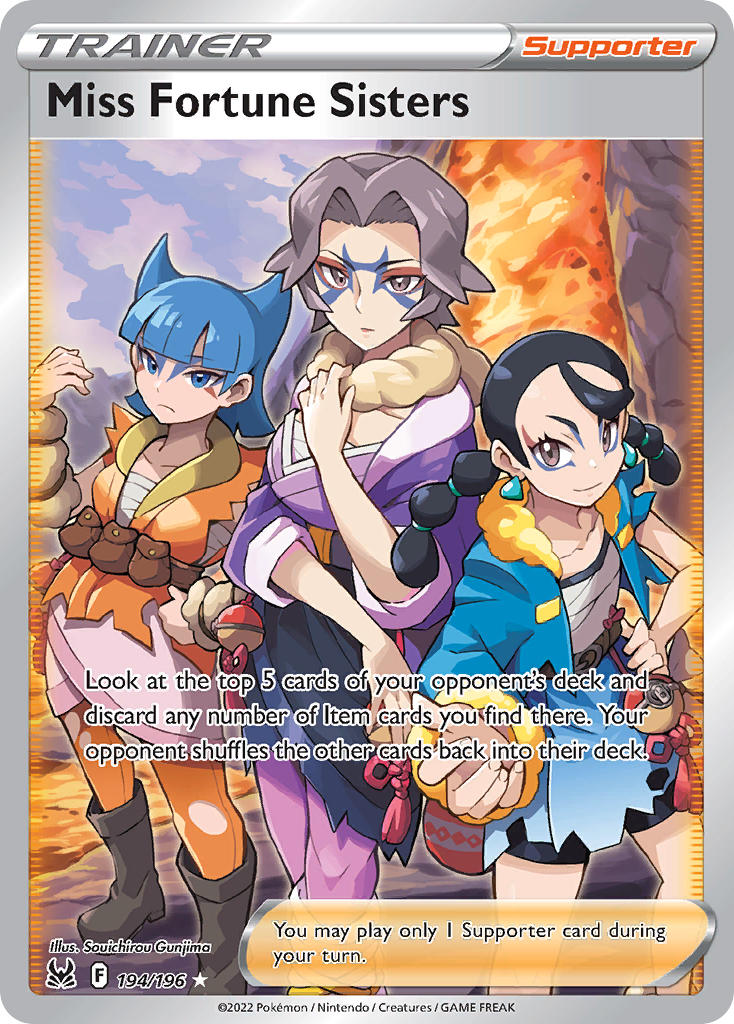 Miss Fortune Sisters Pokémon card