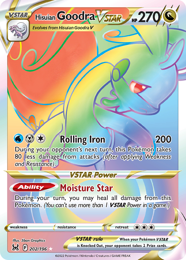 Hisuian Goodra VSTAR Pokémon card