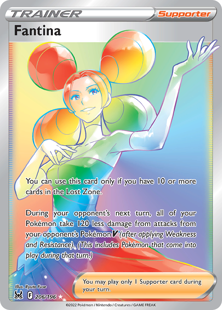 Fantina Pokémon card