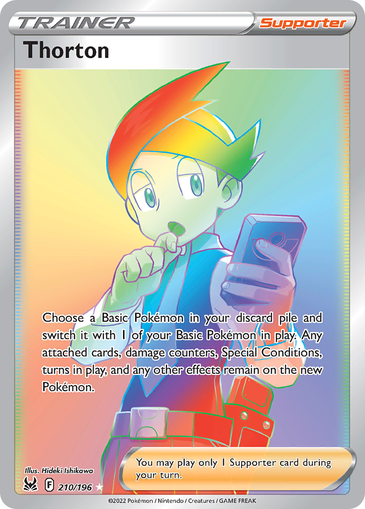 Thorton Pokémon card