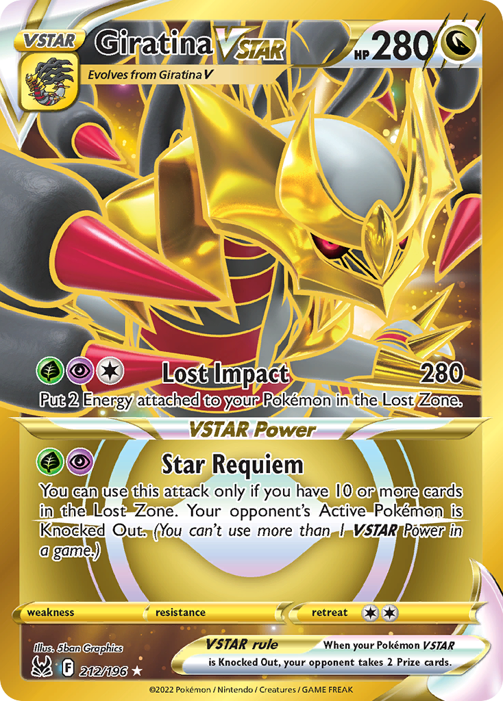 Giratina VSTAR Pokémon card