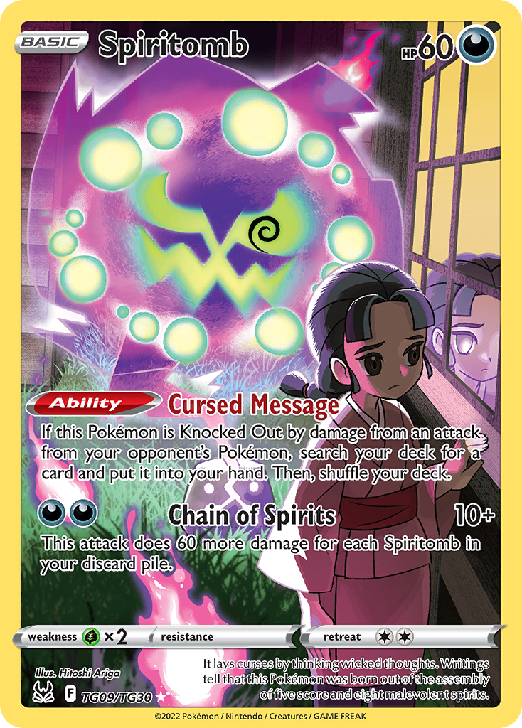 Spiritomb Pokémon card