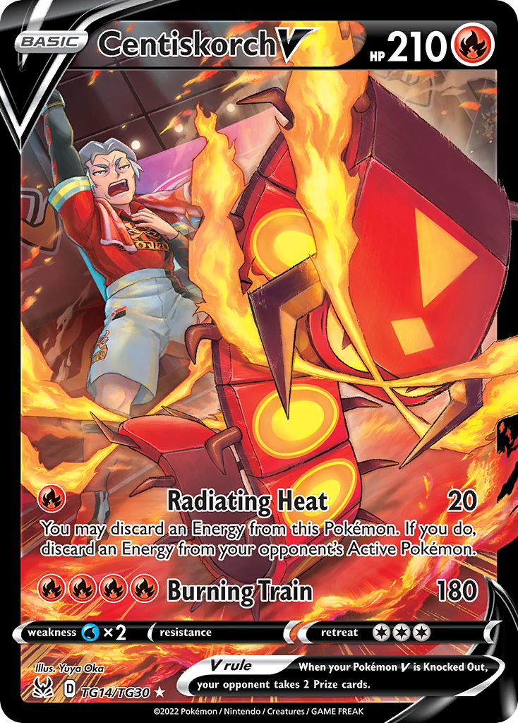 Centiskorch V Pokémon card