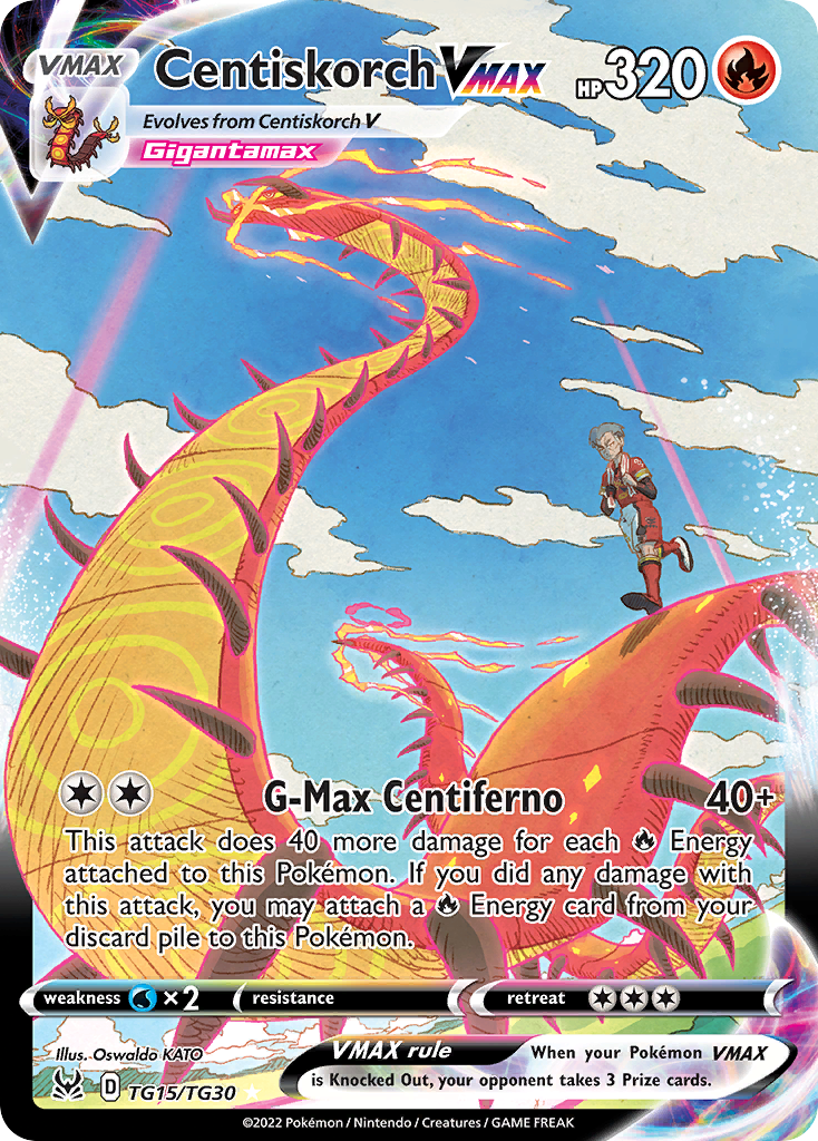 Centiskorch VMAX Pokémon card