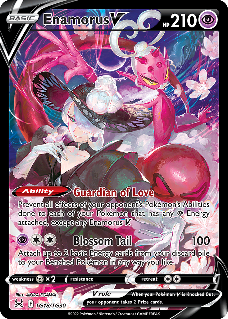 Enamorus V Pokémon card