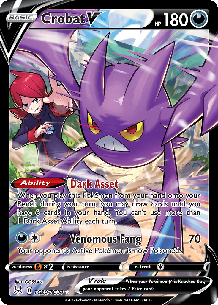 Crobat V Pokémon card