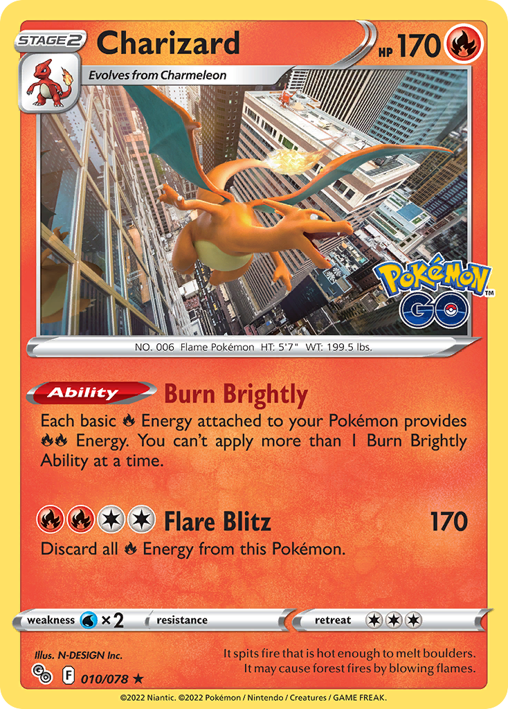 Charizard Pokémon card