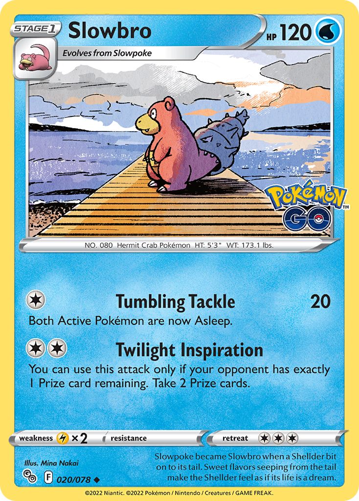 Slowbro Pokémon card