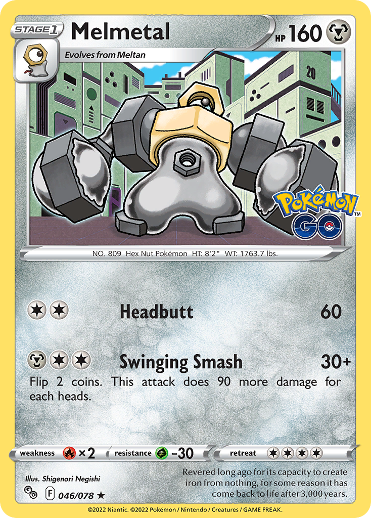 Melmetal Pokémon card