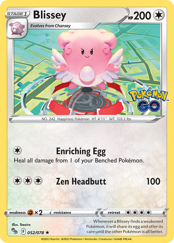 Blissey Pokémon card
