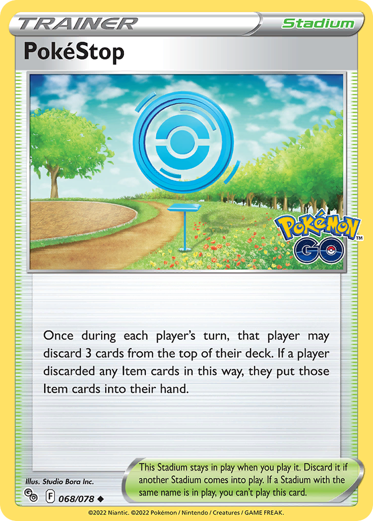 PokéStop Pokémon card