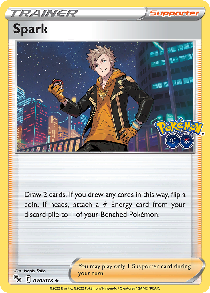 Spark Pokémon card