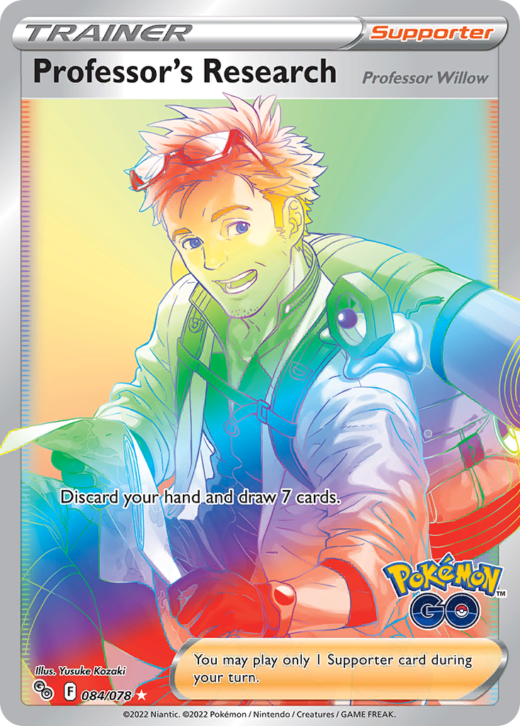 Professor's Research [Professor Willow] Pokémon card