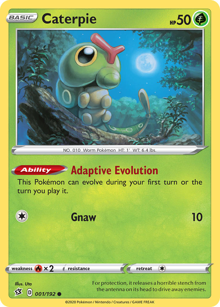 Caterpie Pokémon card