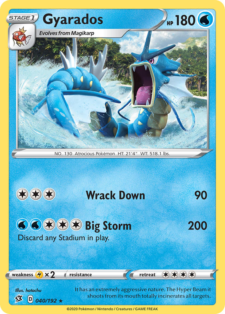 Gyarados Pokémon card