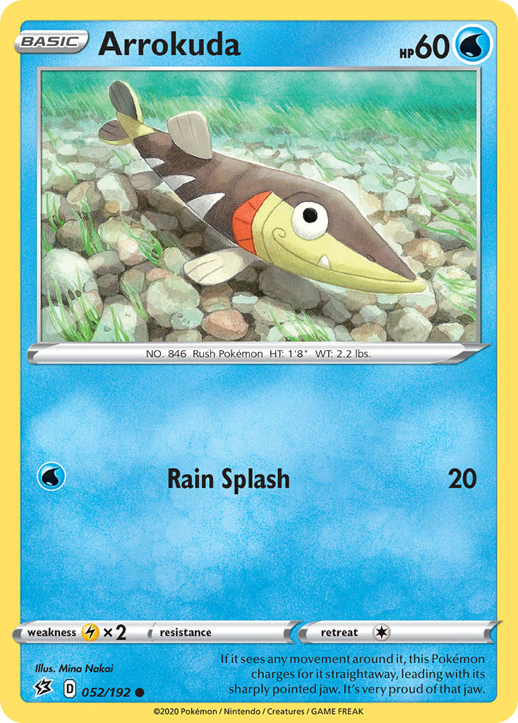 Arrokuda Pokémon card