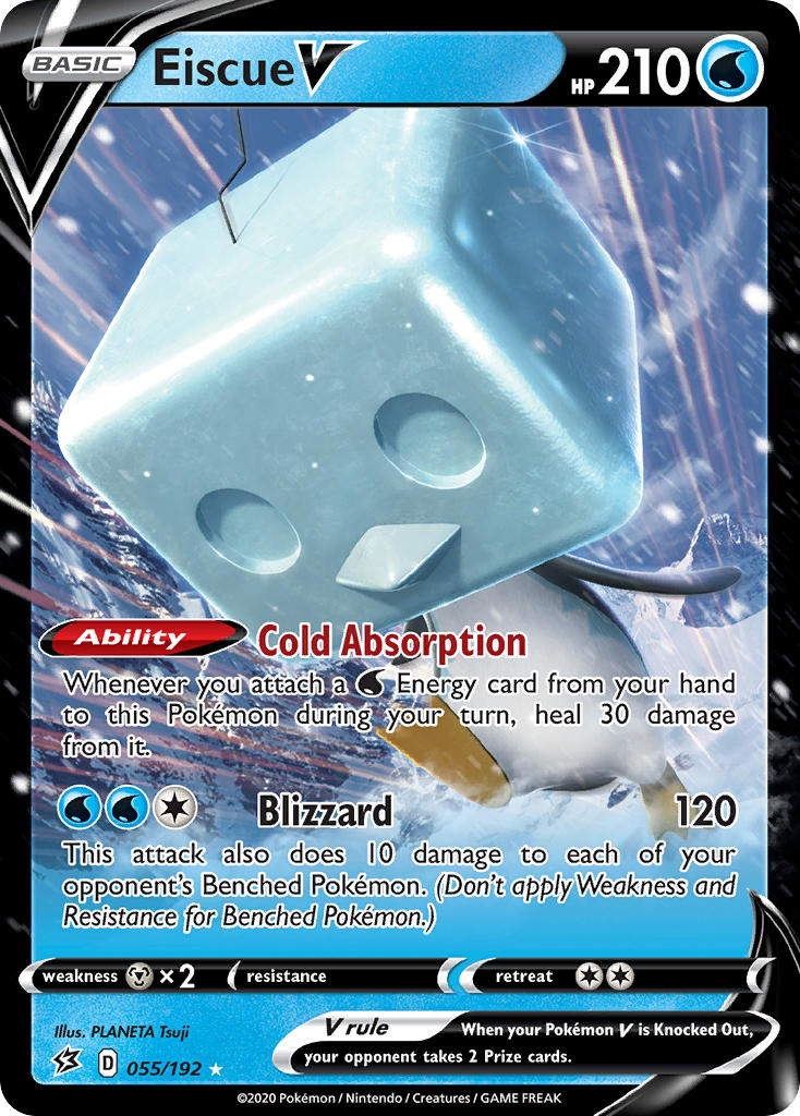 Eiscue V Pokémon card