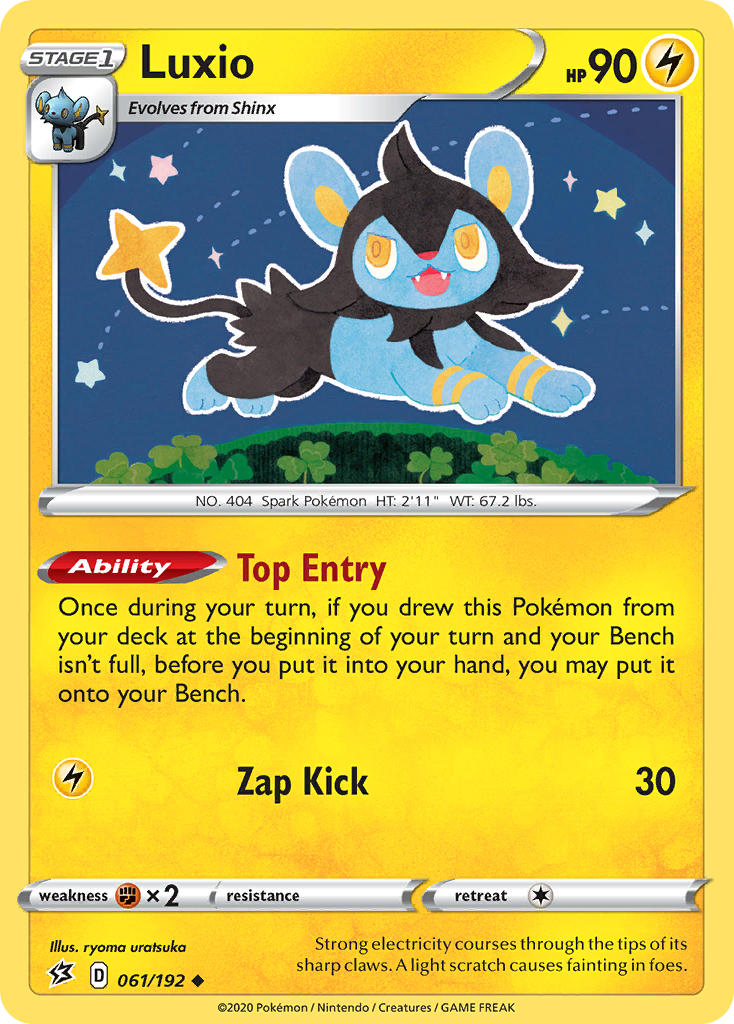 Luxio Pokémon card