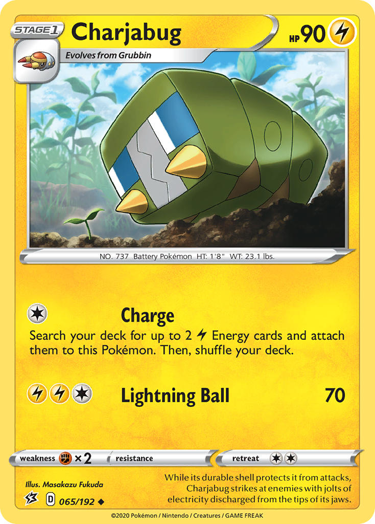 Charjabug Pokémon card