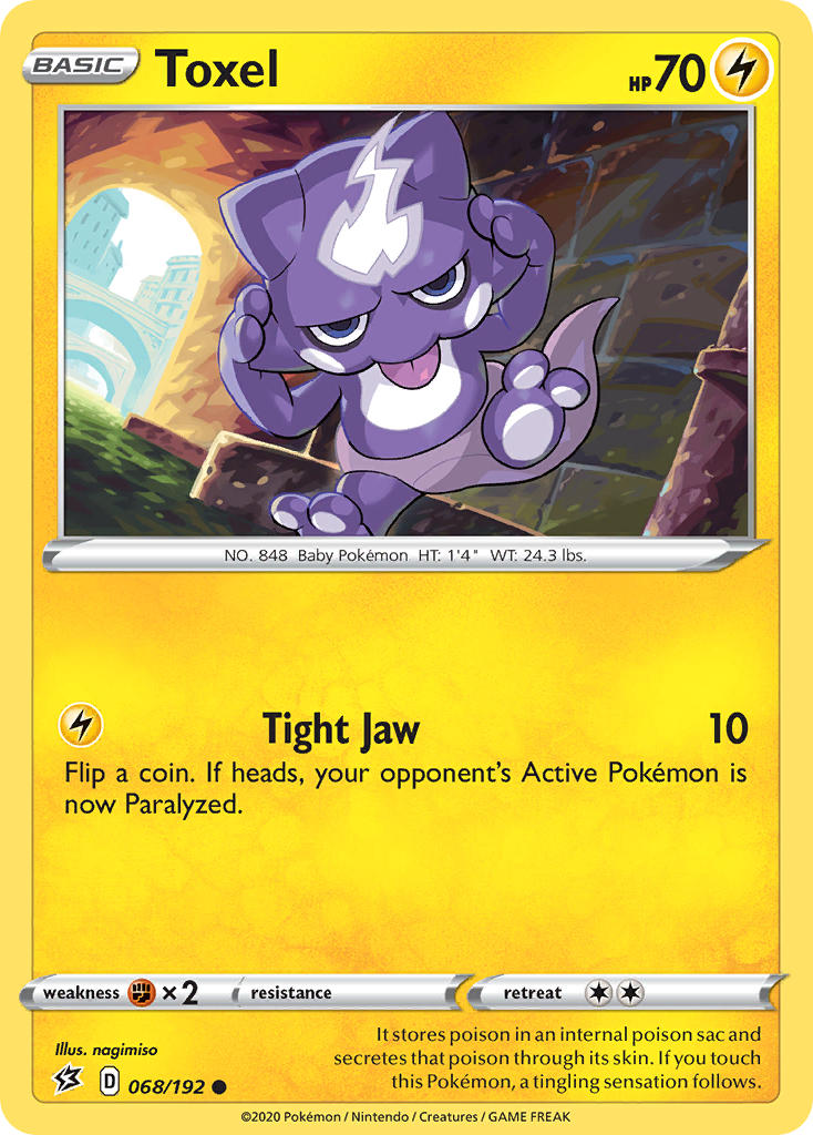 Toxel Pokémon card