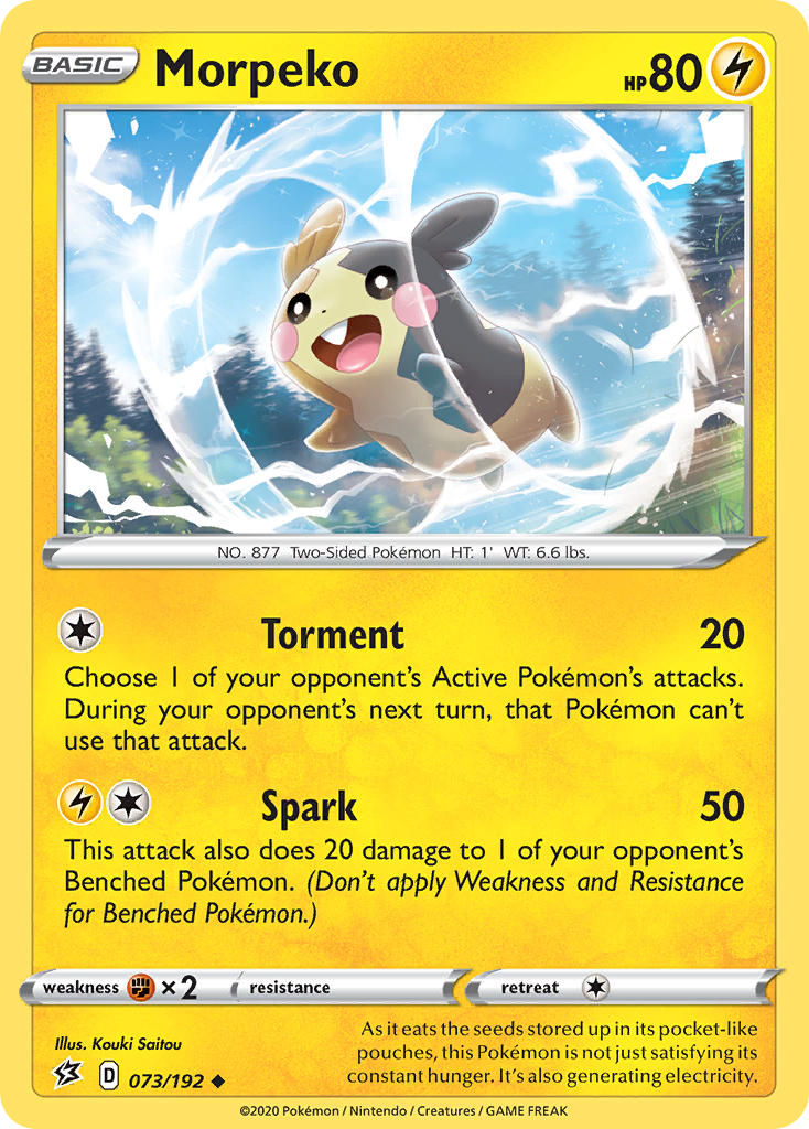 Morpeko Pokémon card