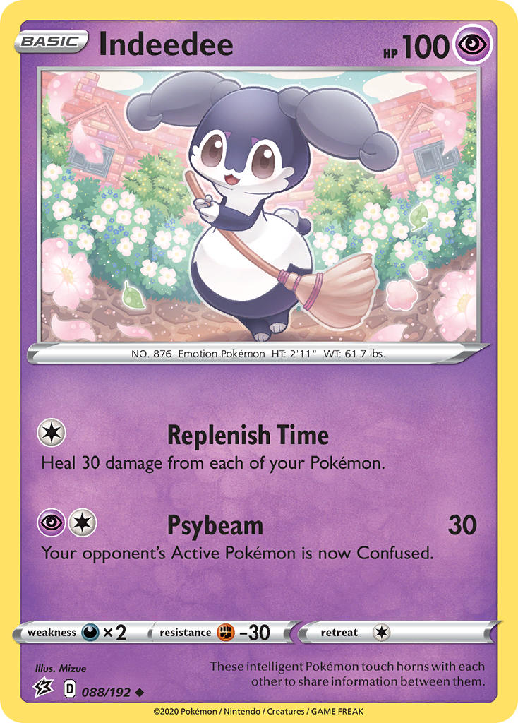 Indeedee Pokémon card