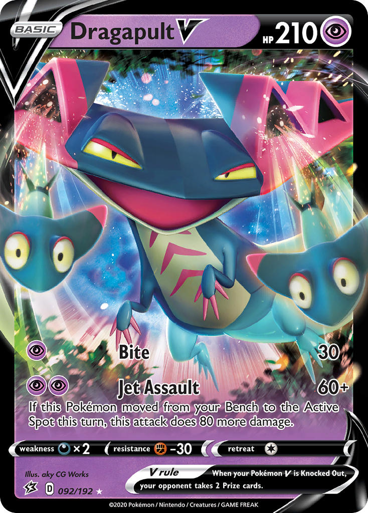 Dragapult V Pokémon card