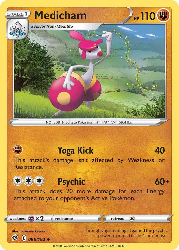 Medicham Pokémon card