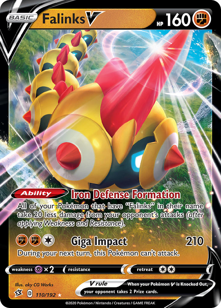 Falinks V Pokémon card