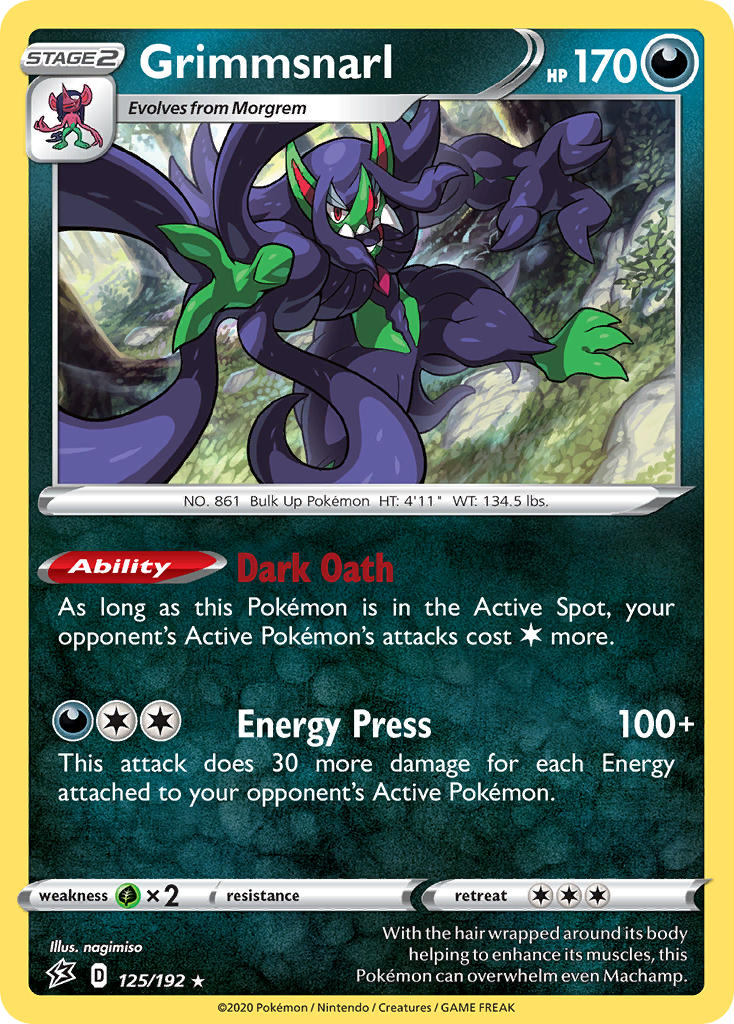 Grimmsnarl Pokémon card