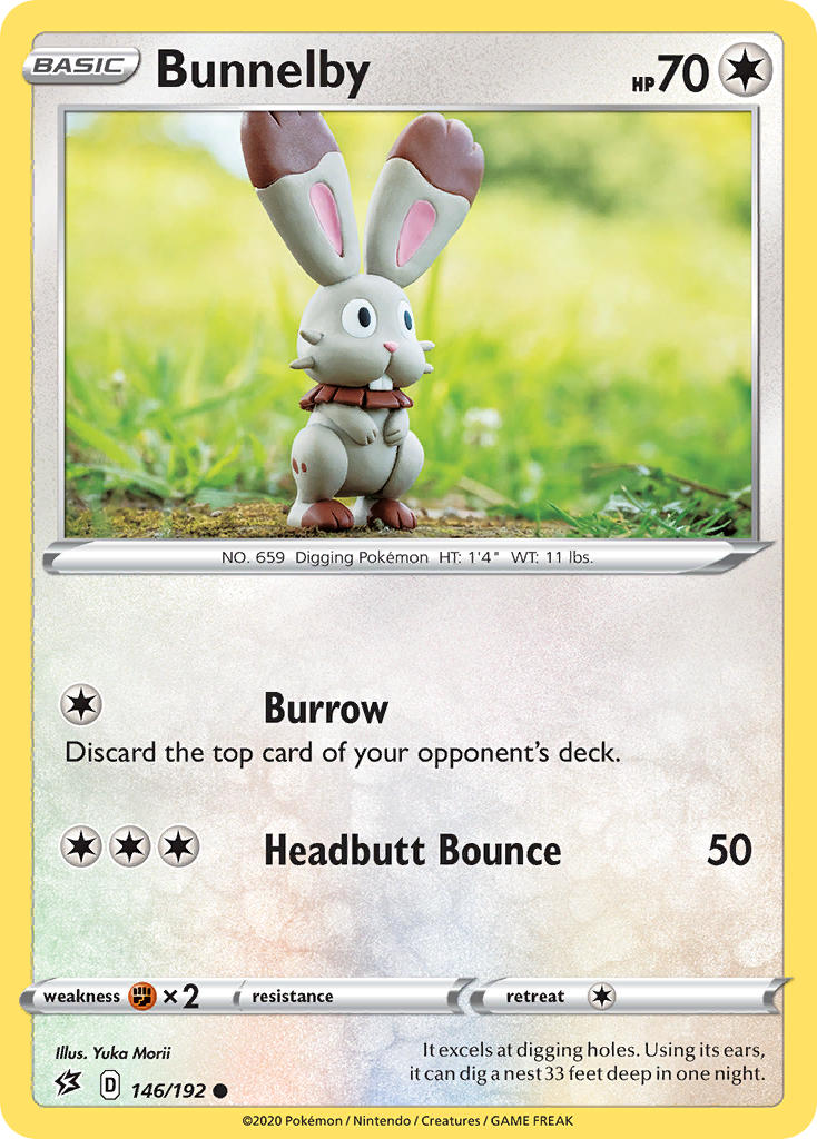 Bunnelby Pokémon card