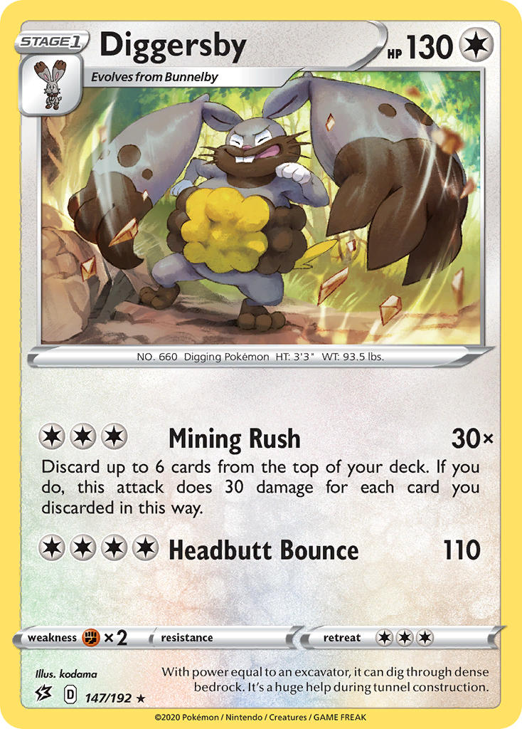 Diggersby Pokémon card