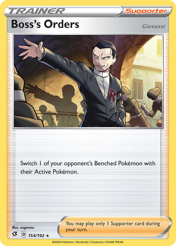 Boss's Orders [Giovanni] Pokémon card