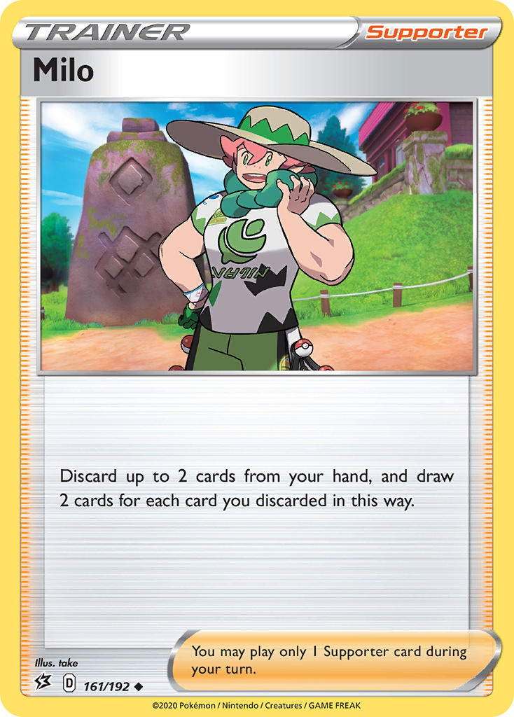 Milo Pokémon card