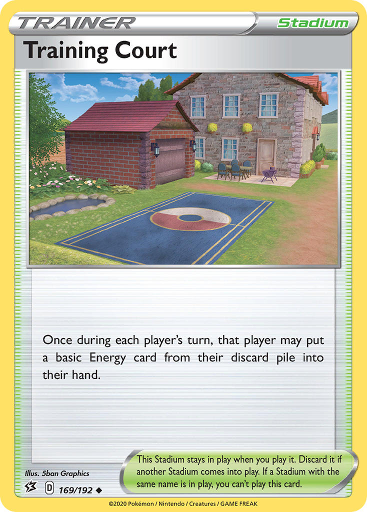 Training Court Pokémon card