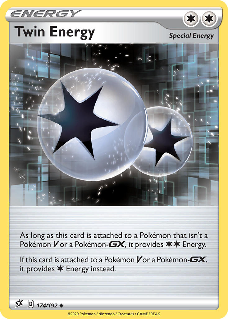 Twin Energy Pokémon card
