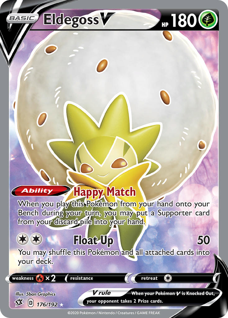 Eldegoss V Pokémon card