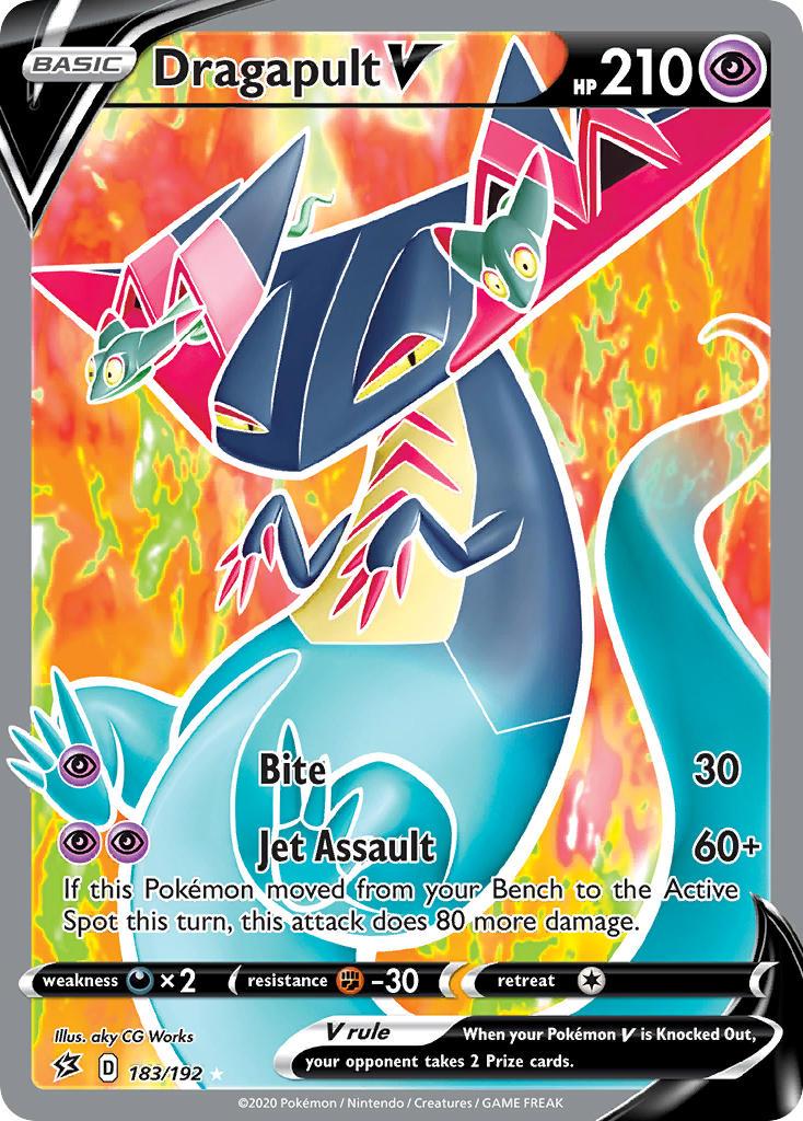 Dragapult V Pokémon card