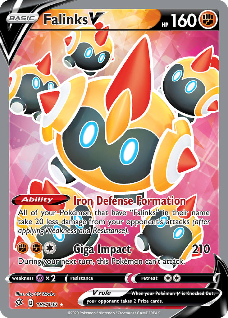 Falinks V Pokémon card