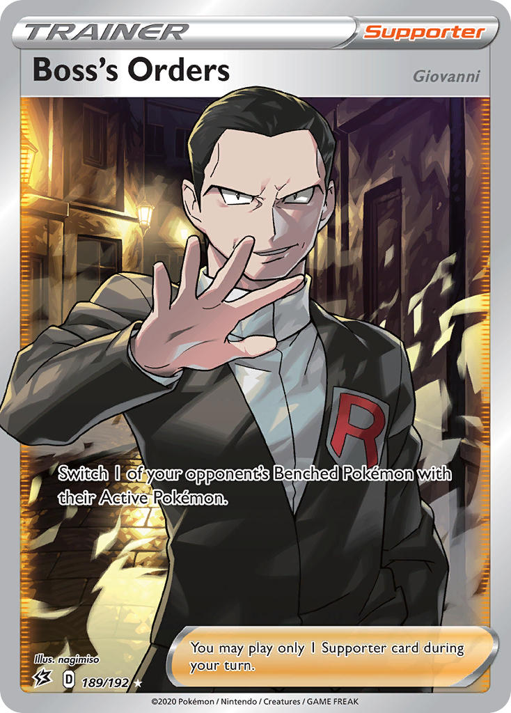 Boss's Orders [Giovanni] Pokémon card
