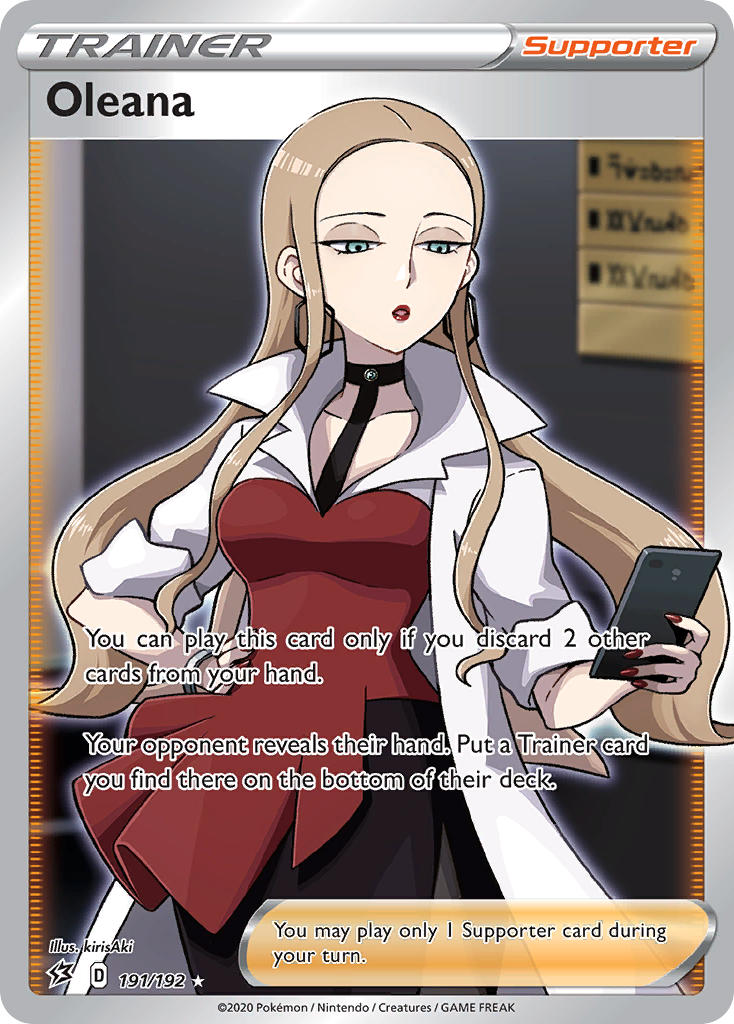 Oleana Pokémon card