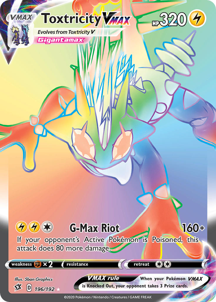 Toxtricity VMAX Pokémon card