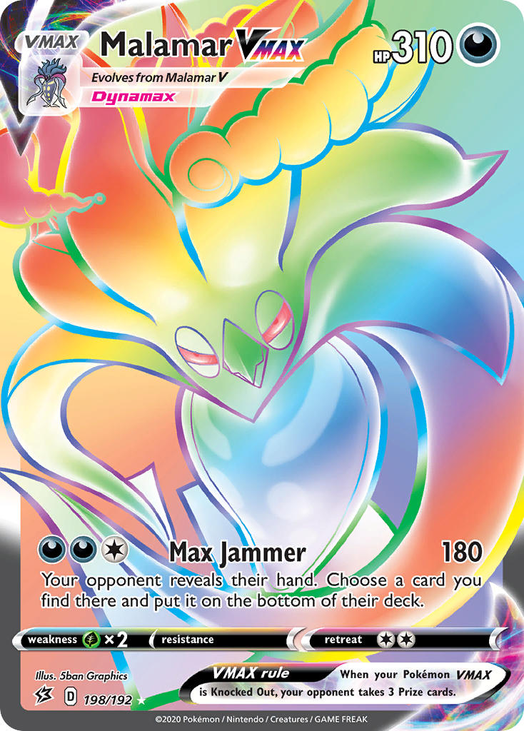 Malamar VMAX Pokémon card