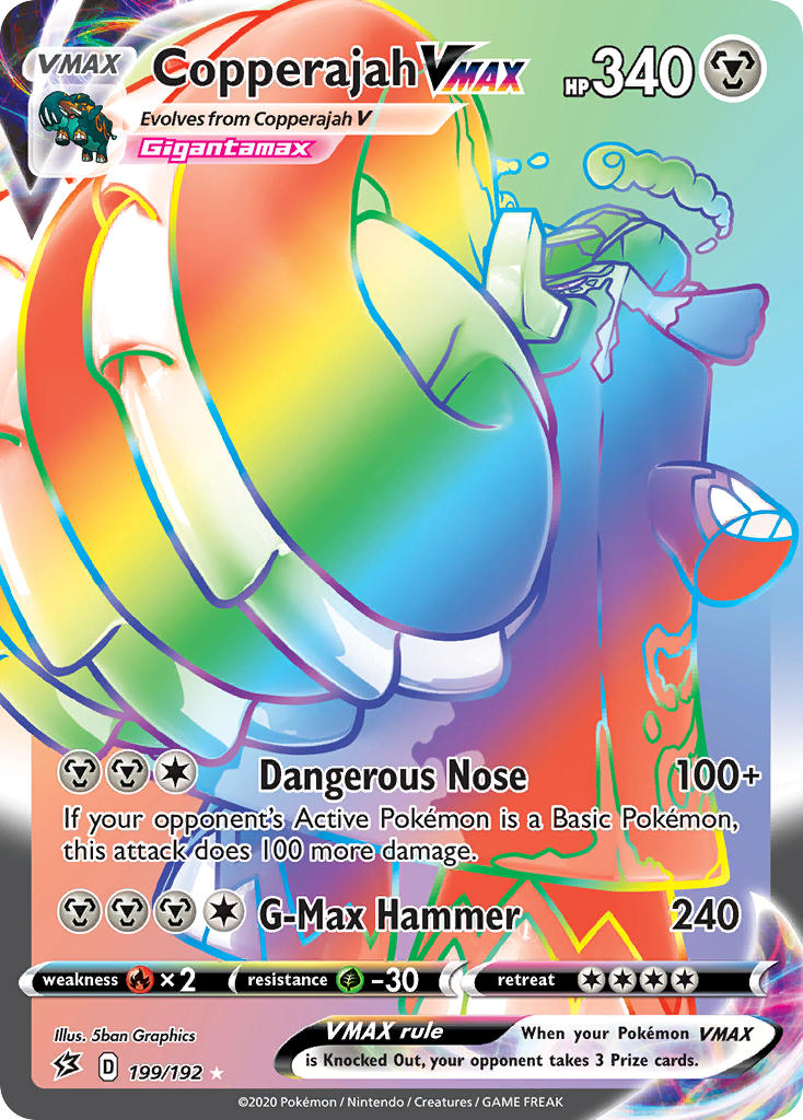 Copperajah VMAX Pokémon card